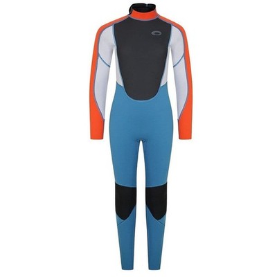 Typhoon Storm2.8 Youth 2,8mm Fullsuit Neoprenanzug Surfen Gr. M orange/grau/türkis