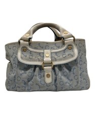 CELINE          Madakam pattern handbag Sky Blue