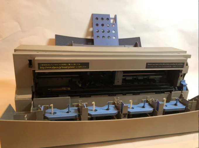 Alps MD-5500 Standard Thermal Micro Dry Printer AC 100V Vintage Alps MD-5500 Standard Thermal Micro Dry Printer AC 100V Vintage