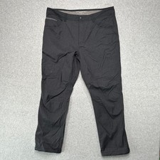 Royal Robbins Men's Active Fit Pants Size 38x30 Charcoal Gray Hiking Travel