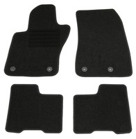 FußMatten Set FüR Fiat 500X 2015-2017 Autoteppiche Mit 100% Passform Schwarz