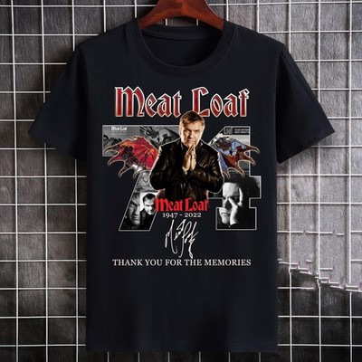 Vtg Meat Loaf Thank You For Memories Cotton Black Full Size Unisex Shirt BT844