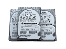 LOT OF 5 HGST 600GB 10K 2.5" 12Gb/s SAS Server HDD HUC101860CSS200