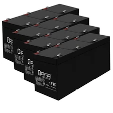 Mighty Max 12V 5AH SLA Battery Replaces Eagal 4700 Alarm Control Panel - 12 Pack