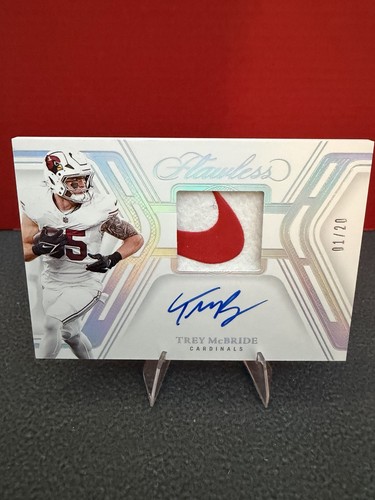 2025 Panini Flawless Autograph Nike Swoosh Trey McBride Glove Auto 1/20