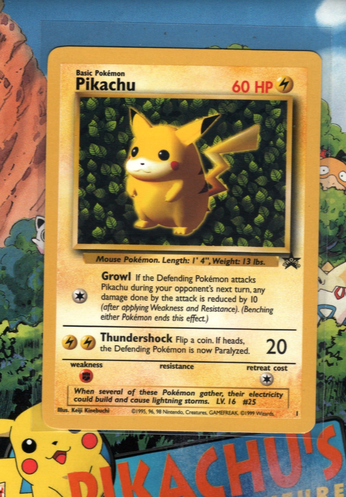 Pikachu 1999 Wizards Black Star Promo #1 Base (League Play) Price