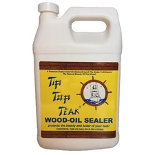 Tip Top Teak Wood Oil Sealer - Gallon TS 1002 UPC 016196010020