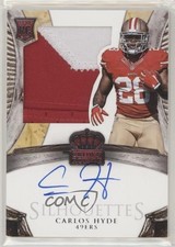 2014 Panini Crown Royale Rookie Silhouettes RPS /199 Carlos Hyde #233 Auto 0a6