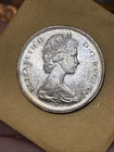 1965 Silver 80% Canada 50 Cents Nicely  Toned Beauty P.L. BU
