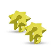 Bowmar Original Nose Button For Archery Consistent Anchor Point Yellow