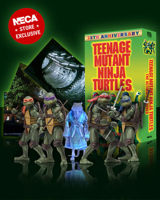 NECA Teenage Mutant Ninja Turtles 35th Anniversary 4-pack with Spirit Splinter