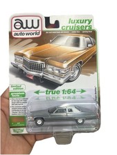 AUTO WORLD 1975 CADILLAC COUPE DeVille ULTRA RAW Chase 1/10 Diecast