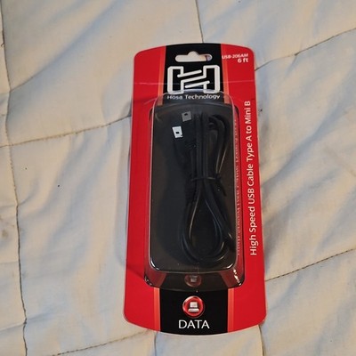 Hosa Technology High Speed USB Cable, Type A to Mini-B, 6 ft, USB-206AM
