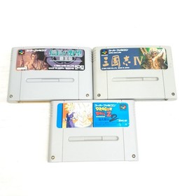 Nintendo Super Famicom Japanese SFC Console with 8 Games & Cables St Fighter