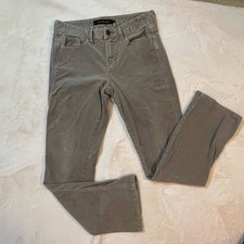 CALVIN KLEIN JEANS Corduroy Straight Leg Pants Green Size 6