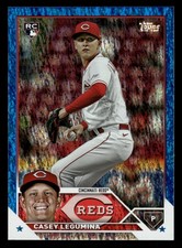 Casey Legumina Cincinnati Reds 2023 Topps Update Blue Foil #US277 SN /999