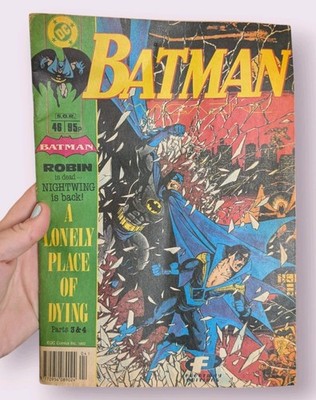 Batman Magazine Monthly UK #46 DC London Editions Fleetway 1992 Parts 3&4