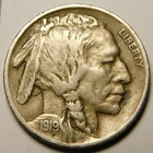 1919 S Buffalo Nickel F-VF  "Actual Coin Pictured- Not Cleaned"