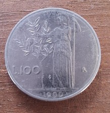 100 LIRE PICCOLI MINERVA 1990 - #5