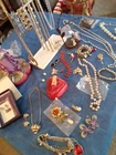 vintage to now wearable costume jewelry 47 pc lot #2 Sarah Cov +++