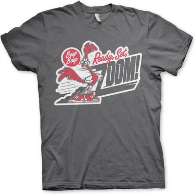Looney Tunes Road Runner BEEP BEEP T-Shirt Dark-Grey - Bild 1 von 2