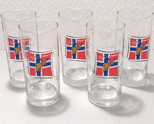 5 x Trinkgläser Arienheller Mineralwasser Winterolympiade Lillehammer 94 Norway