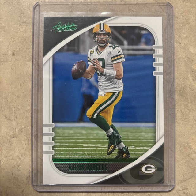 2020 Panini Absolute #92 Aaron Rodgers Green Foil