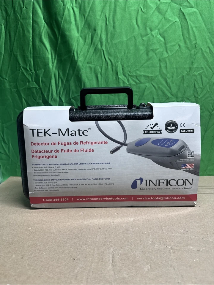 Inficon 705-202-G1 Tek-Mate Leak Detector Tool R22 R32 R134a R404a+ - Image 3 of 4