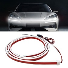 71 Inch Exterior Car LED Hood Light Strip, 12V Dynamic Scan Start Up Daytime ...