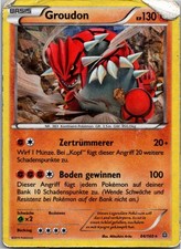 Pokémon Groudon 84/160 Holo - Protoschock - Deutsch 2015