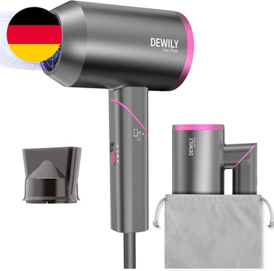 Föhn Ionen Klappbar Haarföhn Haartrockner- Profi Fön Reisefön Klappbar Klein，Ha