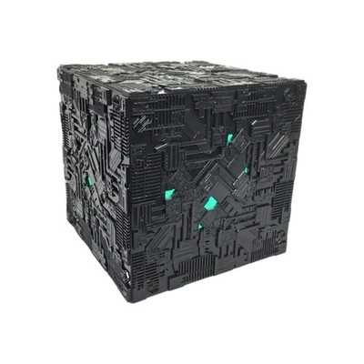 # 1 Eaglemoss XL Borg Würfel Sonderedition mit Beleuchtung 6''x6''