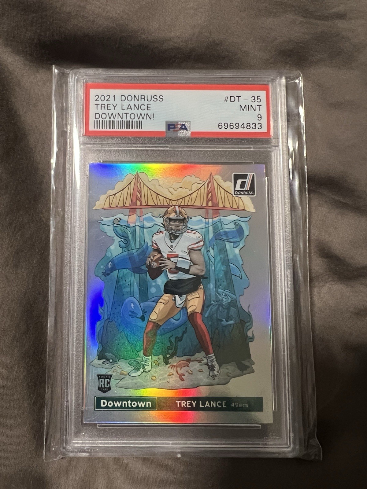 2021 Panini Donruss - Downtown! Trey Lance #DT-35 (RC)