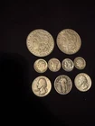 US Coin Lot Morgan Dollar Standing Liberty Quarter Silver 1885-1964