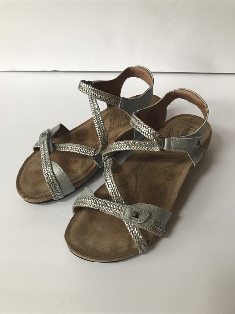 taos silver sandals