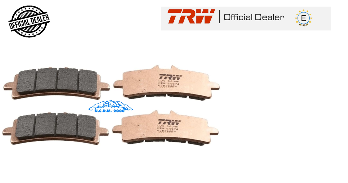 ユウ 4 Brake Pads TRW Front Sinter Kawasaki 1400 ZZR ABS 2016-2023 | eBay