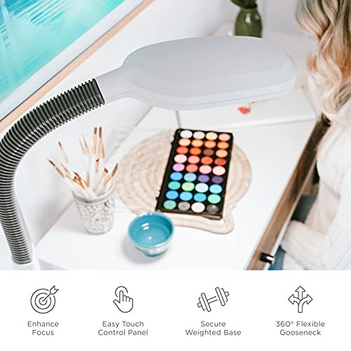 SmartLight Full Spectrum LED Modern Floor Lamp with Adjustable White - Bild 3 von 6