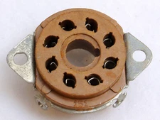 Cinch Brown Octal Vacuum Tube Socket Vintage New Old Stock NOS Made in USA