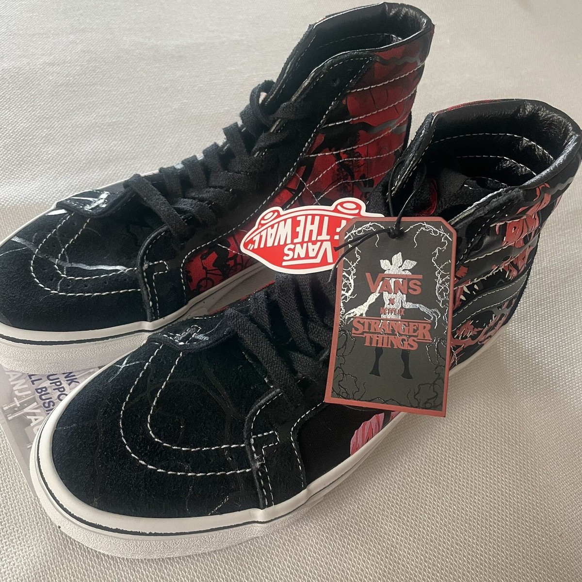 Vans Mens 9 Hi Reissue X Stranger Things Shoes Friends Don t