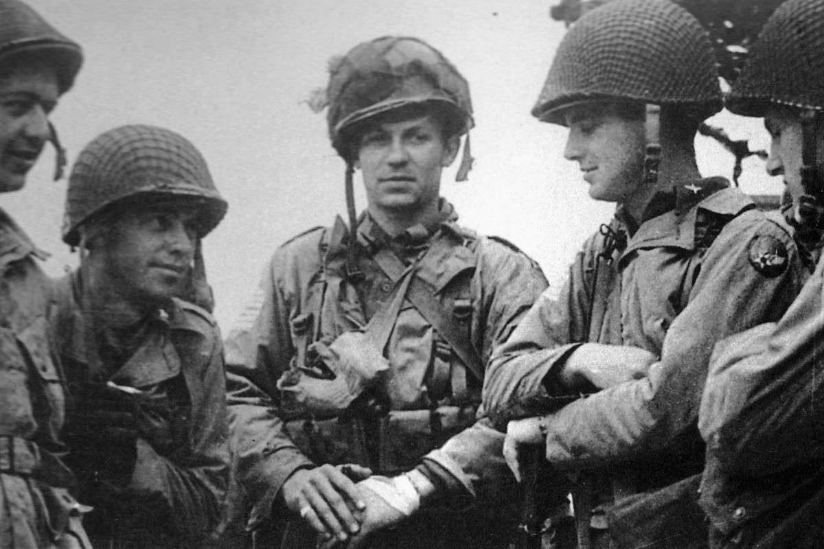 WW2 Soldats de l'US Army en Normandie juin 1944