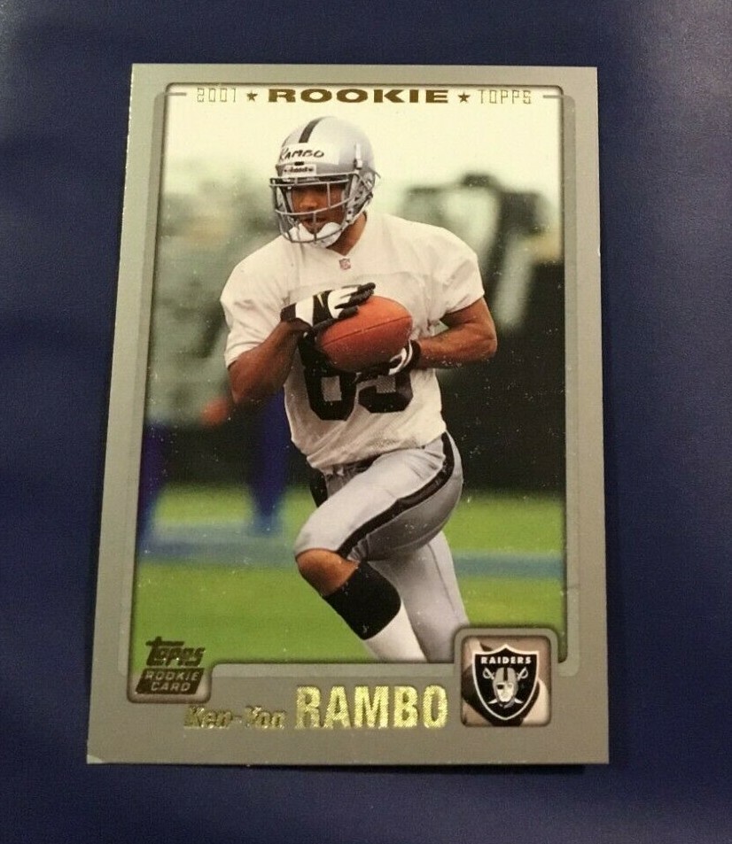 2001 Topps # 319 KEN YON RAMBO Rookie Ohio State Oakland Raiders  