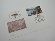 USPS Scott UX164 19c Columbia River Gorge First Day of Issue Postal Card