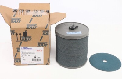 Ｚ． United Abrasives 59650 7x7/8 Bulk Zirconium Grinding Discs 50 Grit
