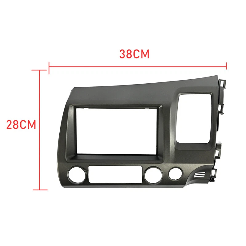 For Honda Civic 06-11 Stereo Radio DOUBLE 2 DIN facia Kit Fascia Dash Panel Trim - image 2 of 4