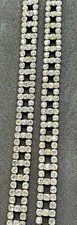 Decorative Adjustable Fashion Bra Straps-Rhinestones in Squares