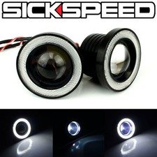 Projector Fog Led Angel Eyes Lights Super Lamp Halo For Car 12v 3.5 White P5