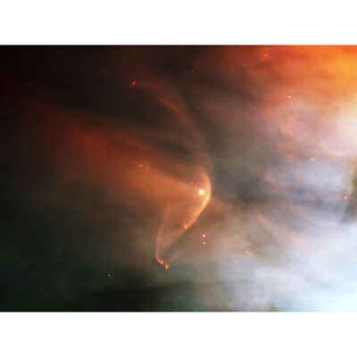 Hubble Weltraumteleskop Bogen Schock junger Stern LL Ori Orionnebel Leinwandbild