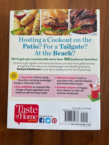 Taste of Home Backyard Barbecues : 405 Dishes for Sizzling Celebrations by... - Bild 2 von 2