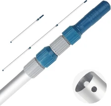 Pool Pole - Professional 12 Foot Telescoping Swimming Pool Cleaning Poles, Adjus