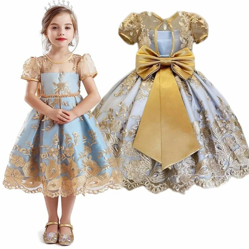 Baby Girl's Tulle Short Dress Kids Birthday Wedding Dresses Pageant Party  Gown | eBay